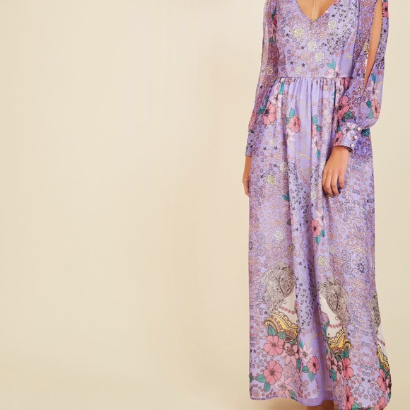 Modcloth Dresses & Skirts - ModCloth Loop, Twirl, & Arch Dress, lilac ladies